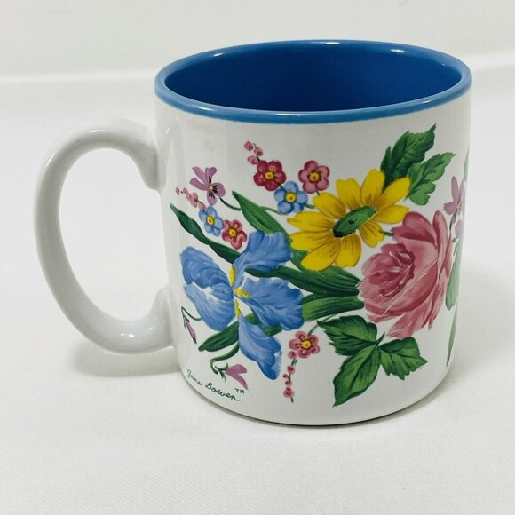Flowers Balloons Jane Bowen Mug 670100 Spring Summer Garden Blossom Gardener - Picture 9 of 12